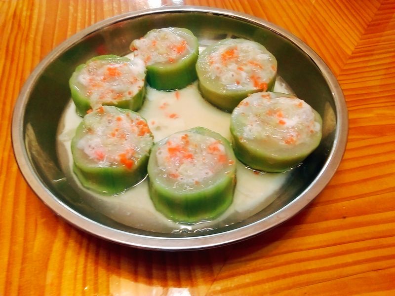 碧綠絲瓜盅蒸蛋[全聯料理王大賽]