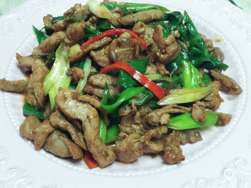 蔥爆肉絲
