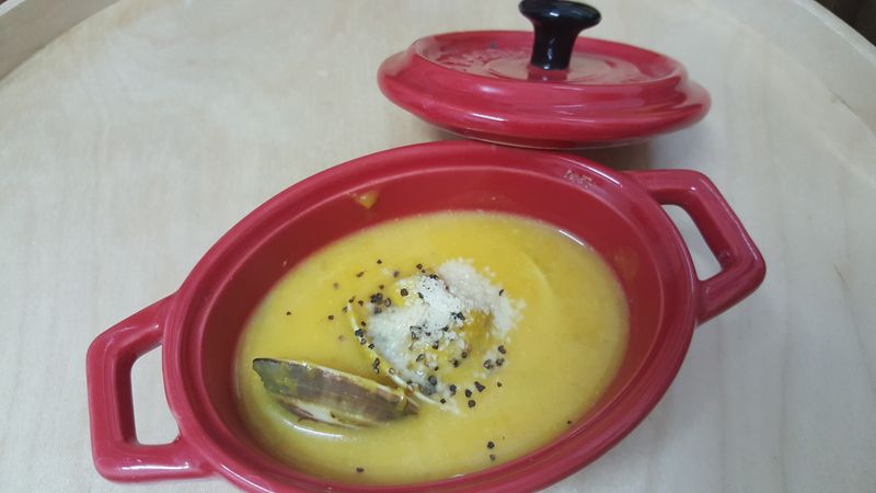 南瓜牛奶濃湯