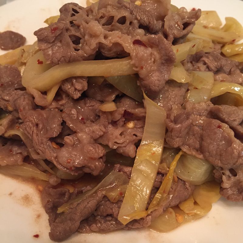 『樂活。食』太下飯。酸菜牛肉