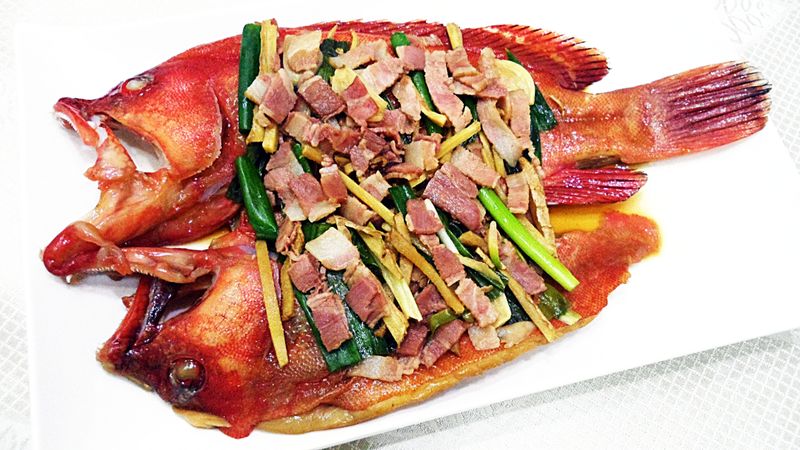 好采頭的清蒸紅條魚