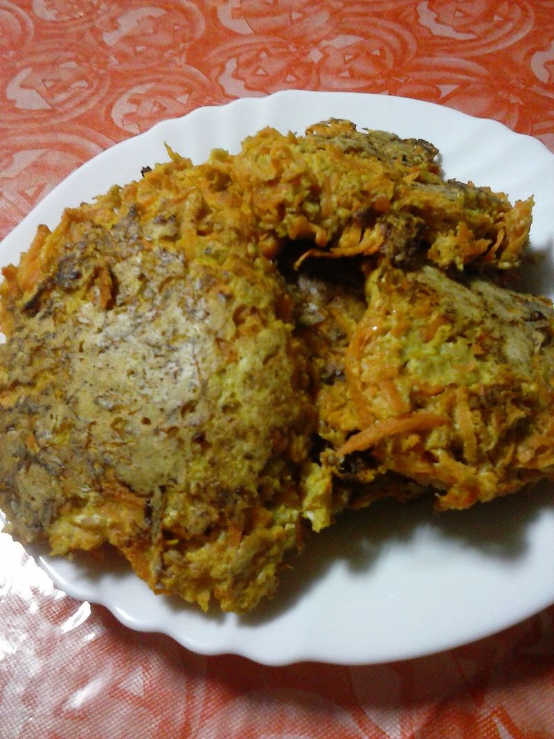 紅蘿蔔燕麥豆腐煎餅