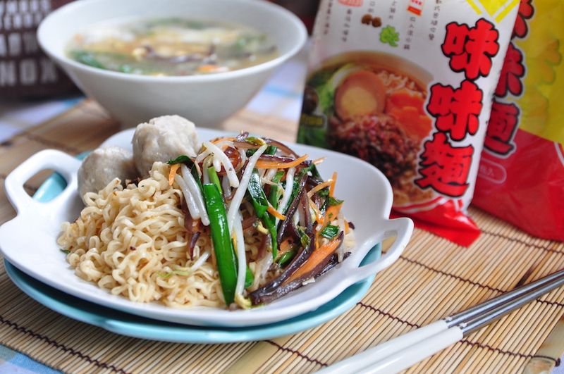 精燉肉燥魚丸乾麵【味味麵】