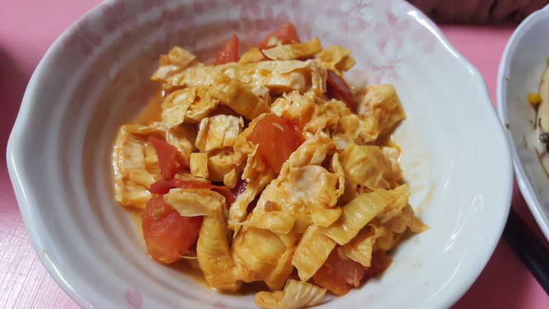 茄汁燒豆包