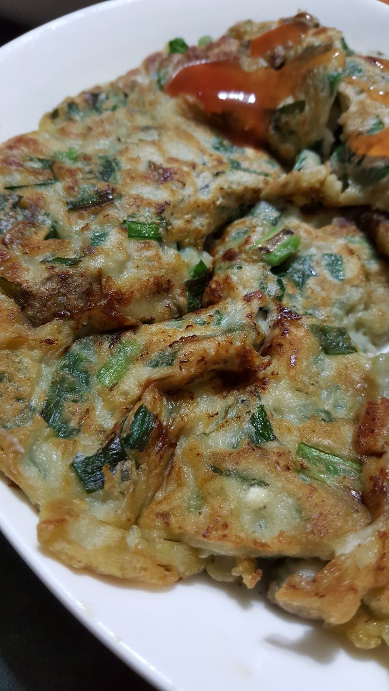 韭菜蚵仔煎餅