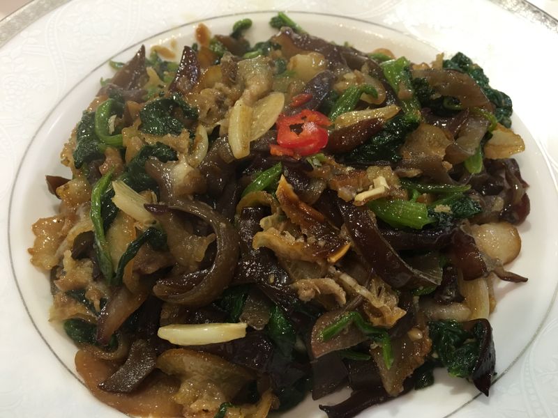 菠菜炒雙脆