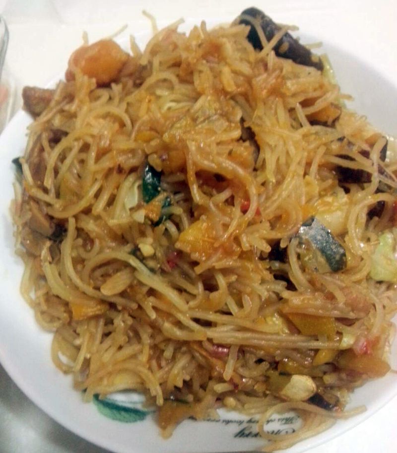 金黃金瓜炒米粉
