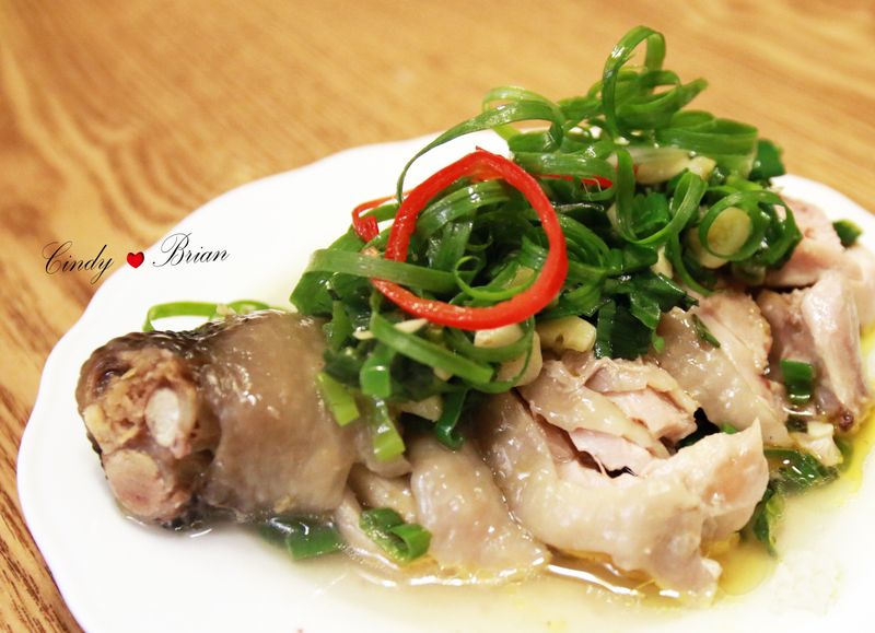 油蔥雞腿