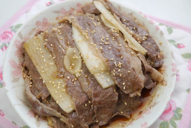 日式蒸肥牛