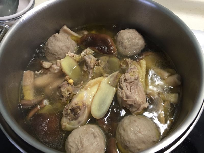 簡易香菇雞湯