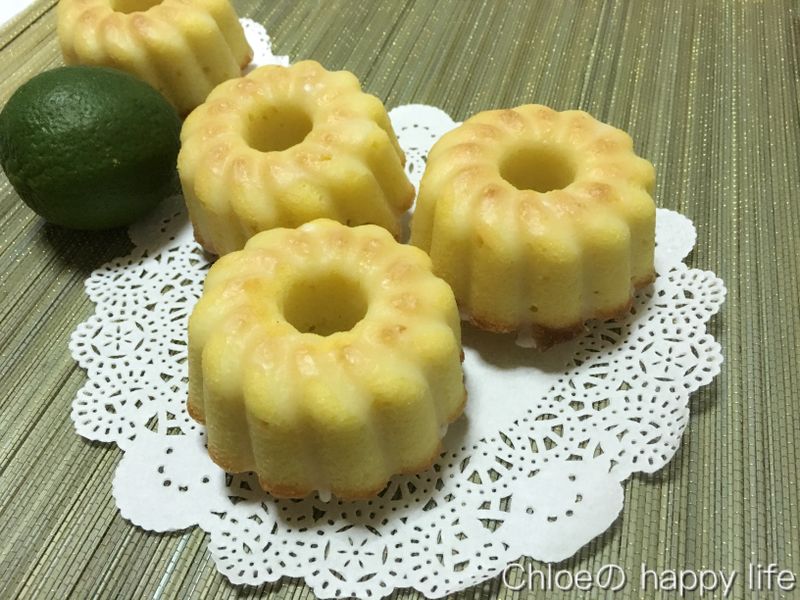 檸檬糖霜花型蛋糕