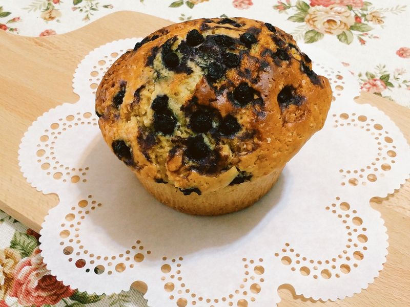超簡單低糖無奶油藍莓瑪芬【小烤箱】