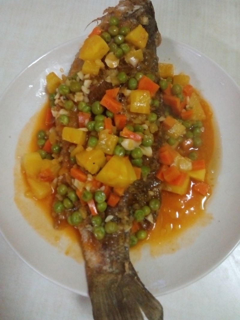 松鼠鳳梨糖醋鱸魚