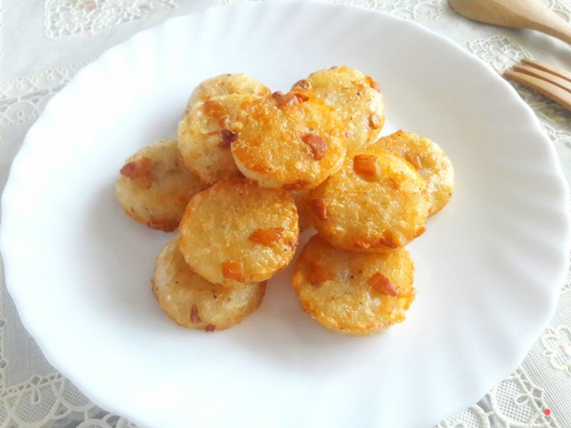 一口黃金菇菇薯餅【好菇道美味家廚】