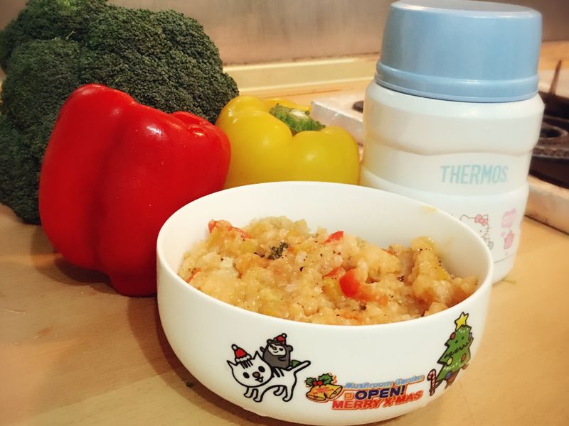 懶人茄汁燉飯*用燜燒罐煮飯