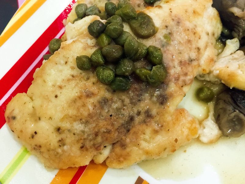酸豆檸檬燉雞胸（簡單好做）