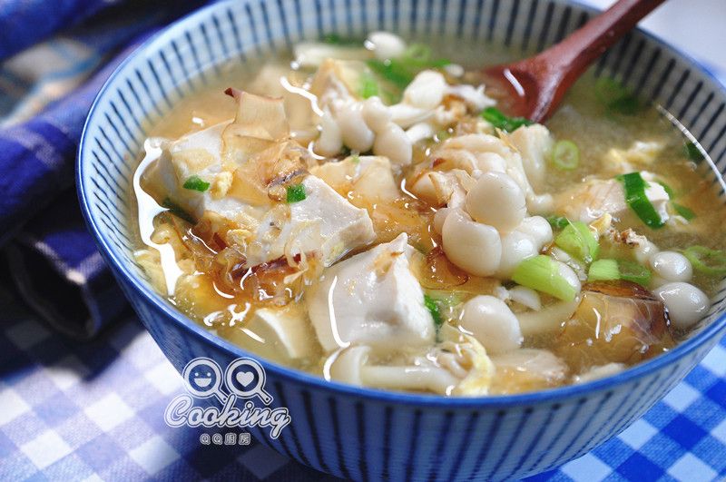 雪白菇味噌豆腐湯【好菇道美味家廚】