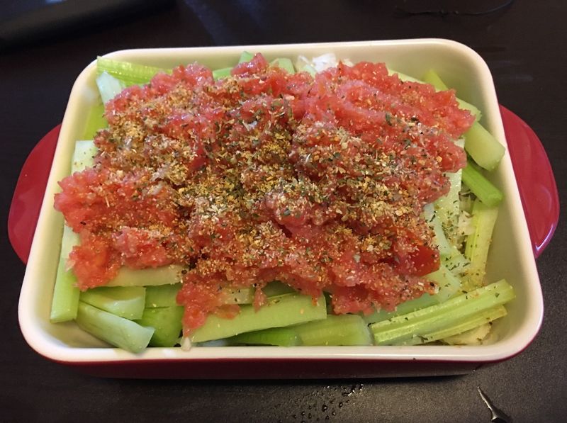 低卡美味-義式蔬菜烤雞胸