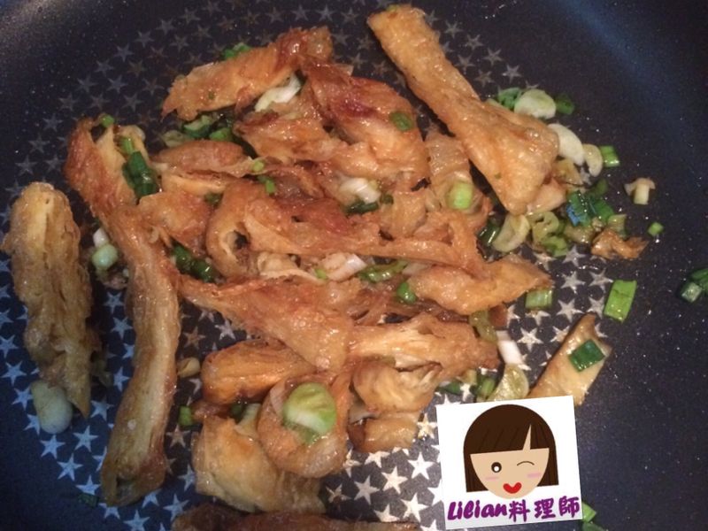 蔥燒豆包