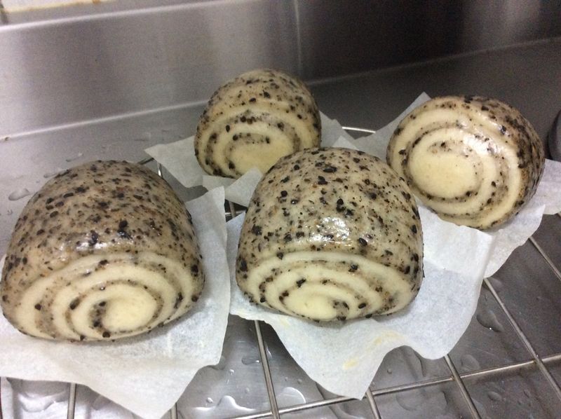 日式和風芝麻醬饅頭