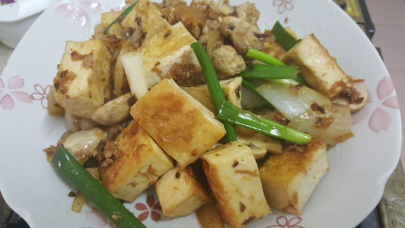 干貝醬燴豆腐