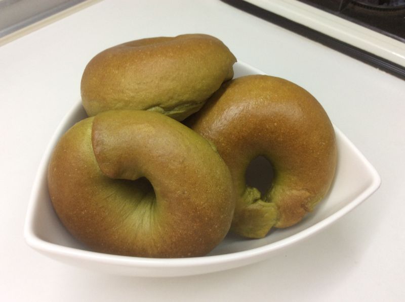 森半抹茶貝果