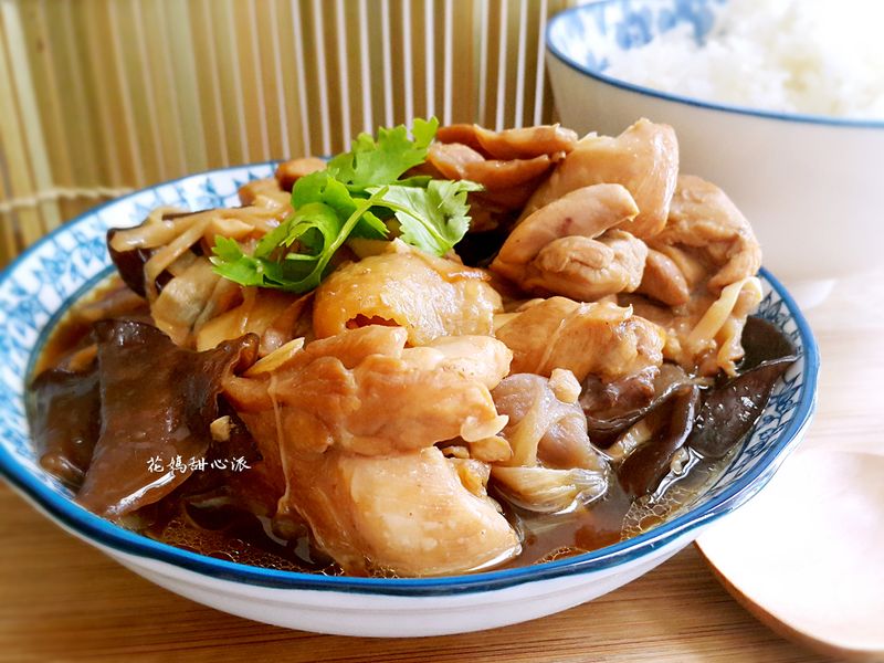 筍乾木耳燒雞