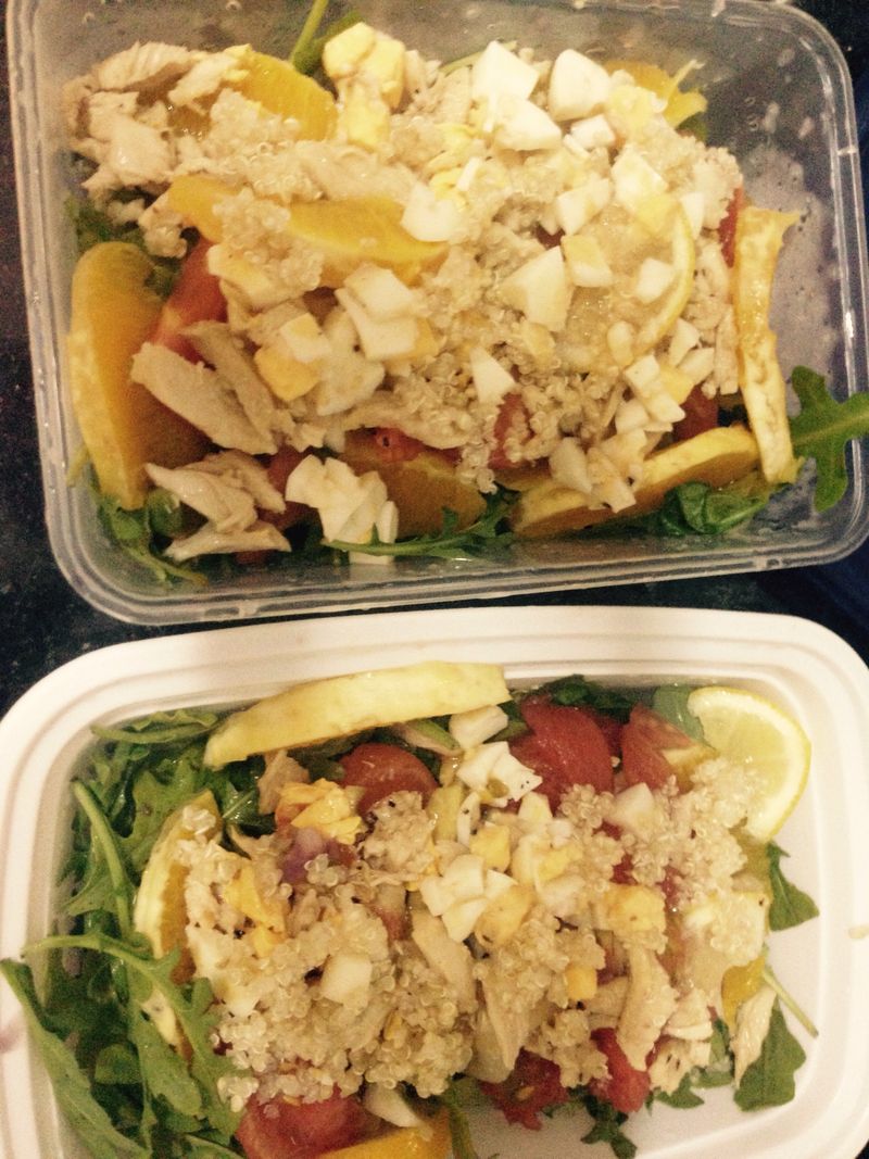 夏日香橙藜麥能量沙拉