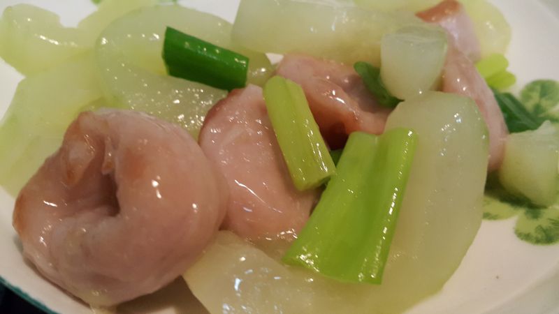 大黃瓜炒魚餃
