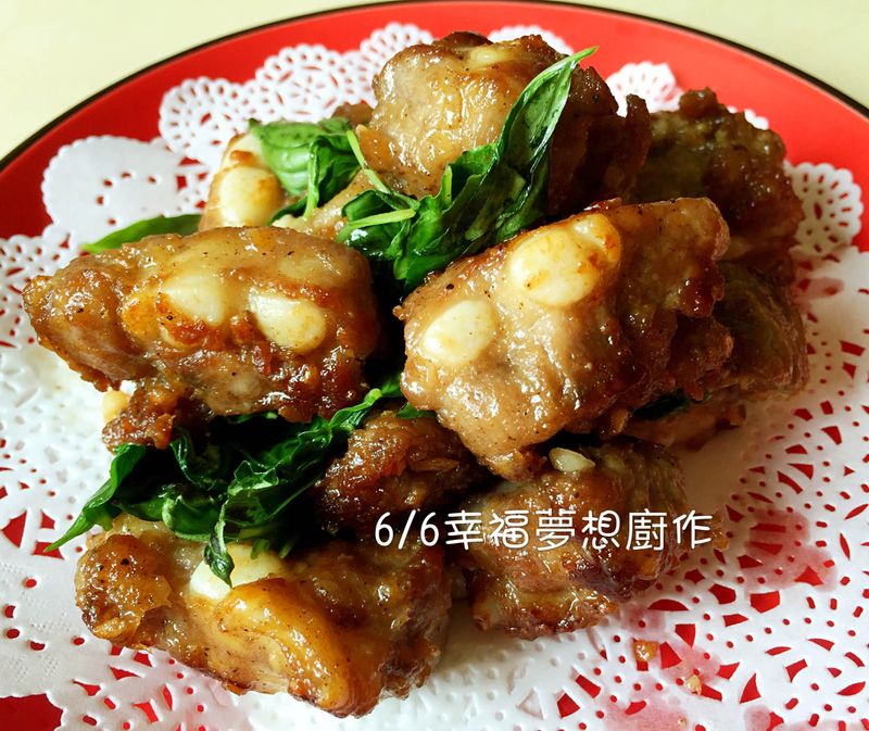 塔香排骨