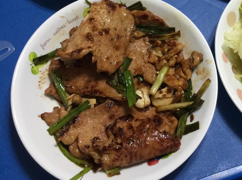 蔥爆里肌