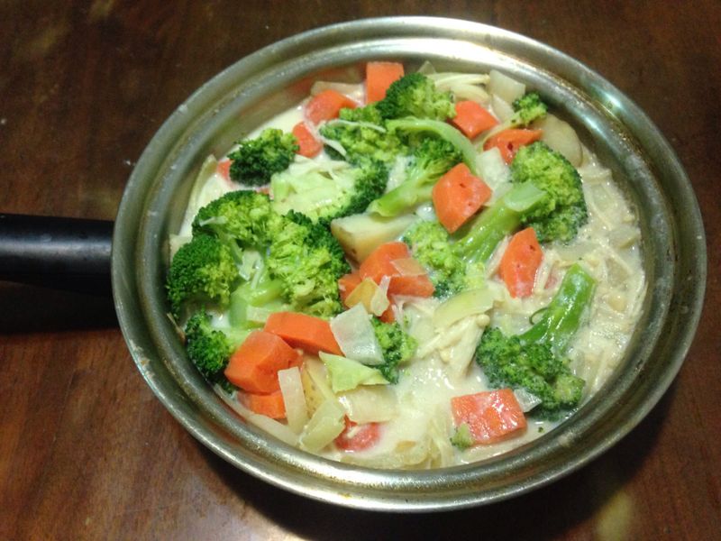 奶油燉菜隨便做（豆漿版）