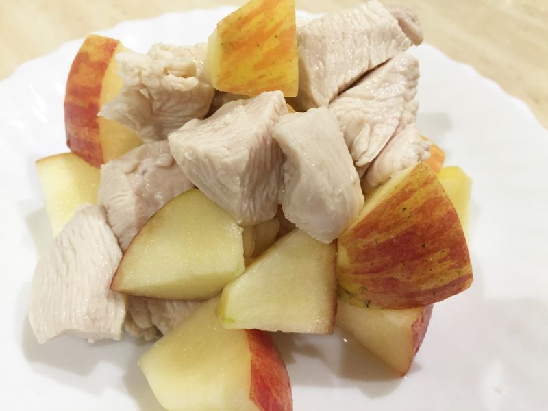 蘋果雞丁【低卡瘦身】-酸酸甜甜好滋味
