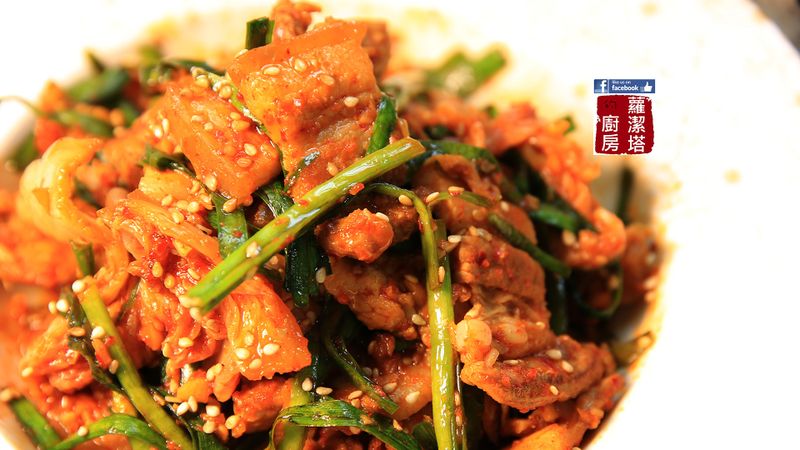 韓式泡菜炒豬肉,真的無敵下飯!