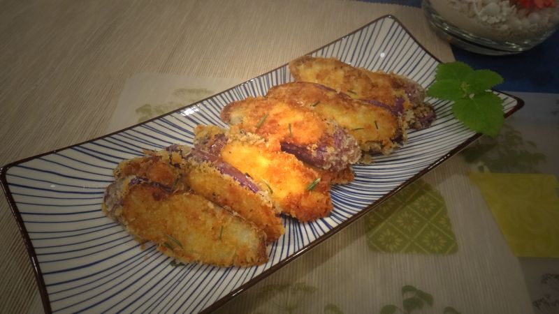 起司茄子煎