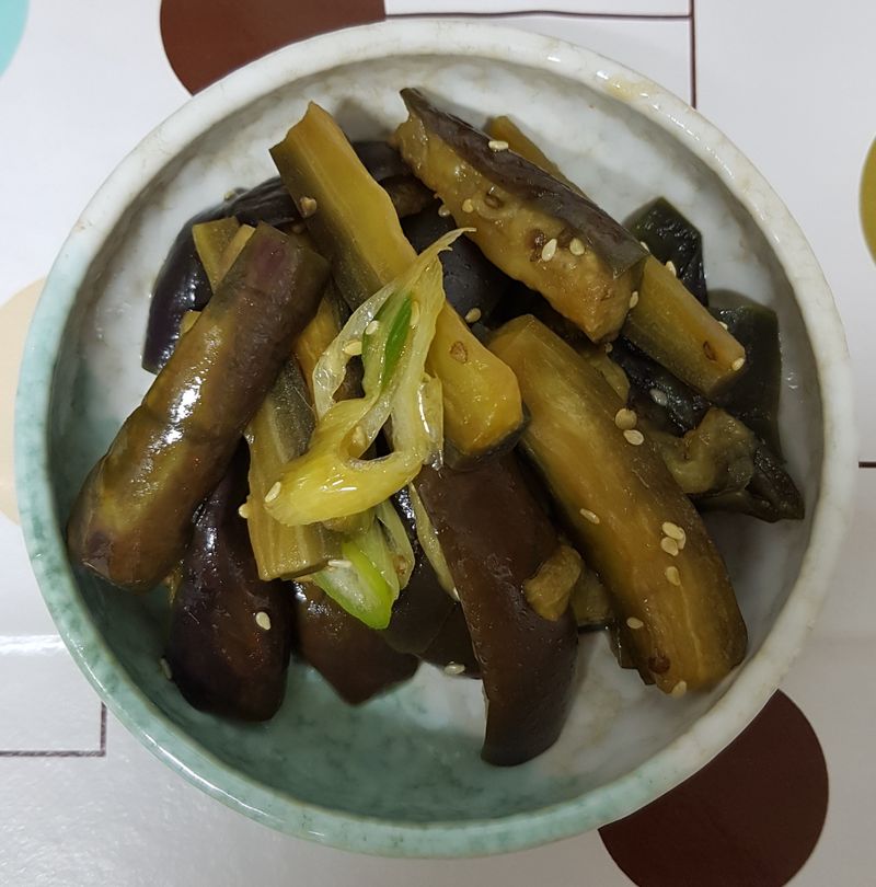 (韓式) 涼拌茄子 가지무침