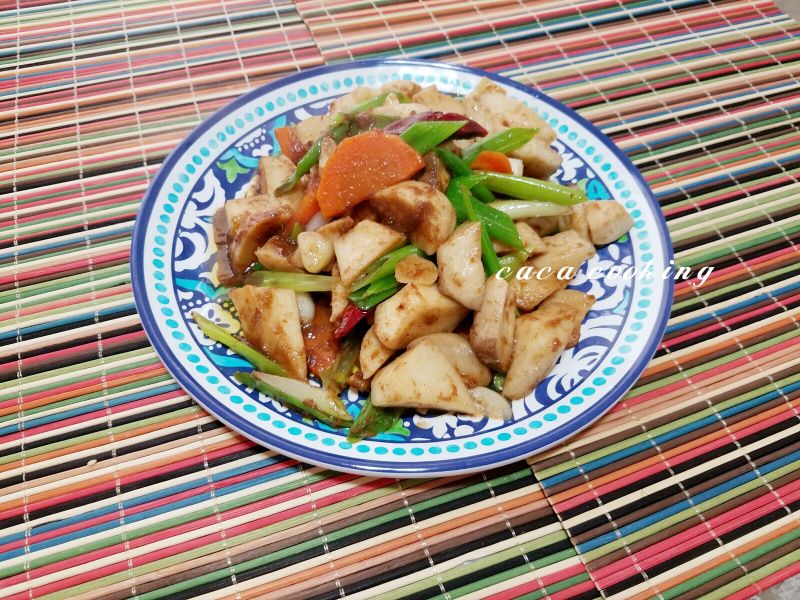 沙茶醬炒杏鮑菇