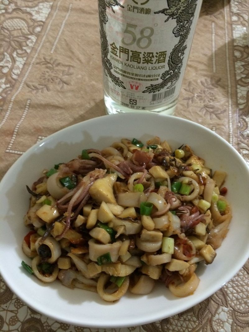 干貝醬炒小巻【58度金門高粱酒】