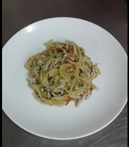 酸菜炒肉絲