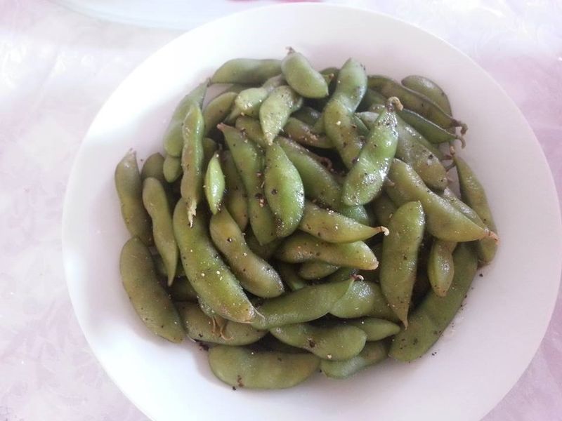 啤酒良伴，茶香毛豆