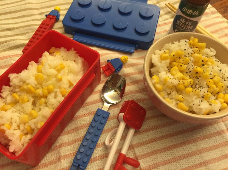 蒜香奶油玉米飯