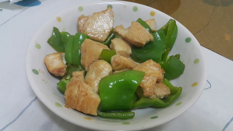青椒炒雞胸肉