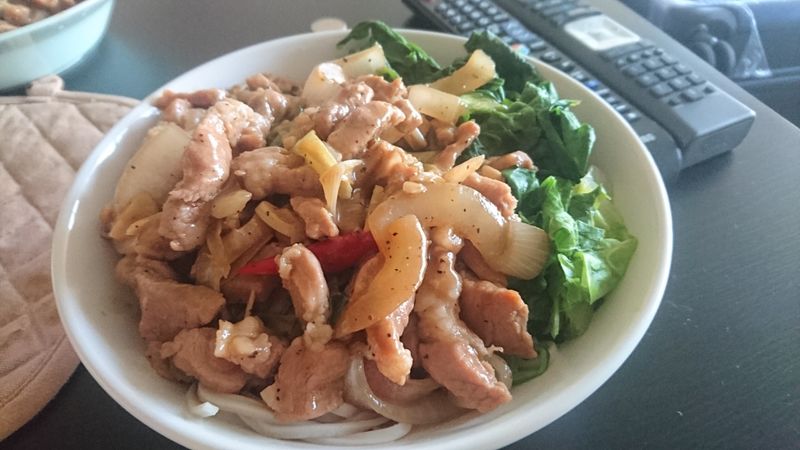 經典熱炒-蔥爆肉絲
