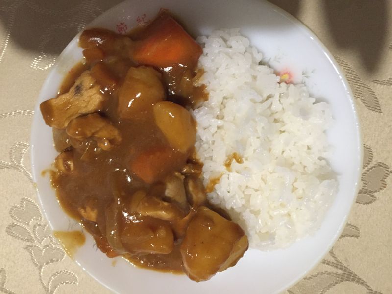 濃香茭白筍咖哩飯