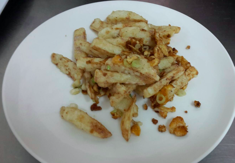 鹹蛋黃炒薯條