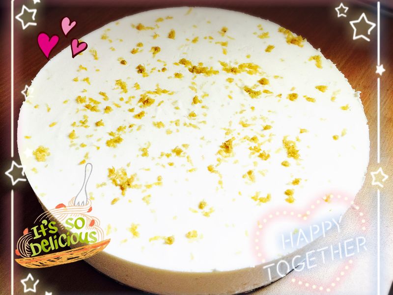 免烤甜點:酸甜香檸乳酪起司蛋糕