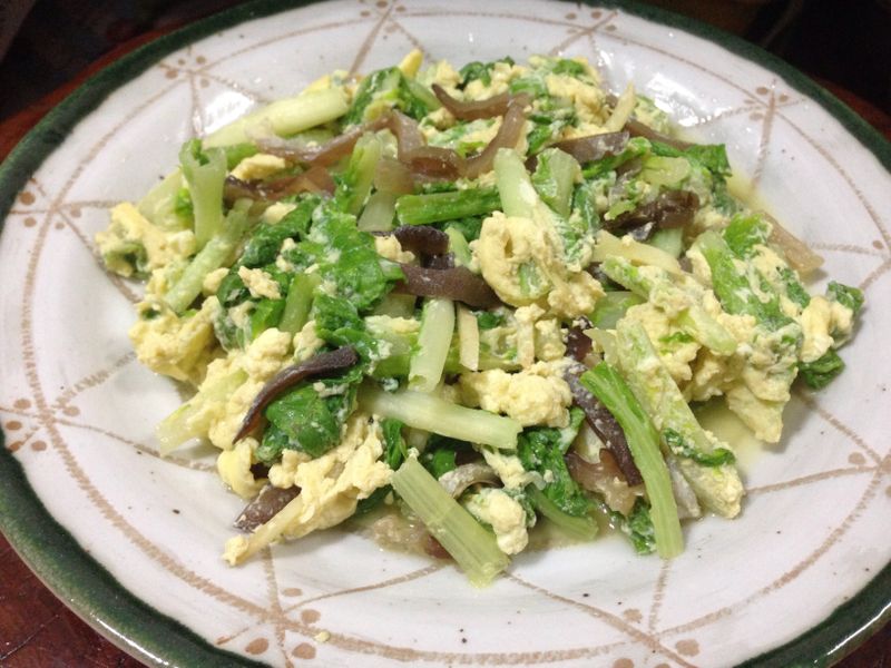 蛋香小白菜