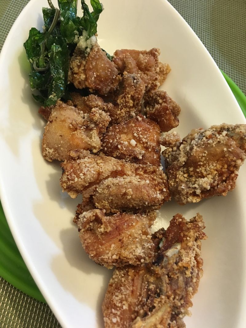 蒜味塔香炸雞塊