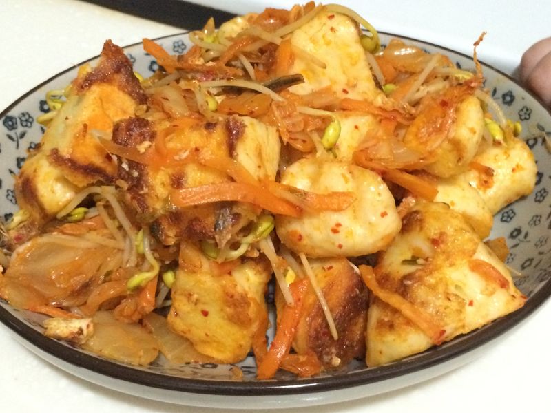 干貝醬蔬菜炒饅頭