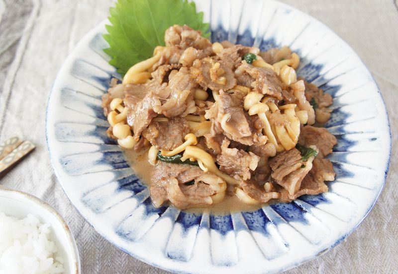 奶油紫蘇鮮菇牛肉